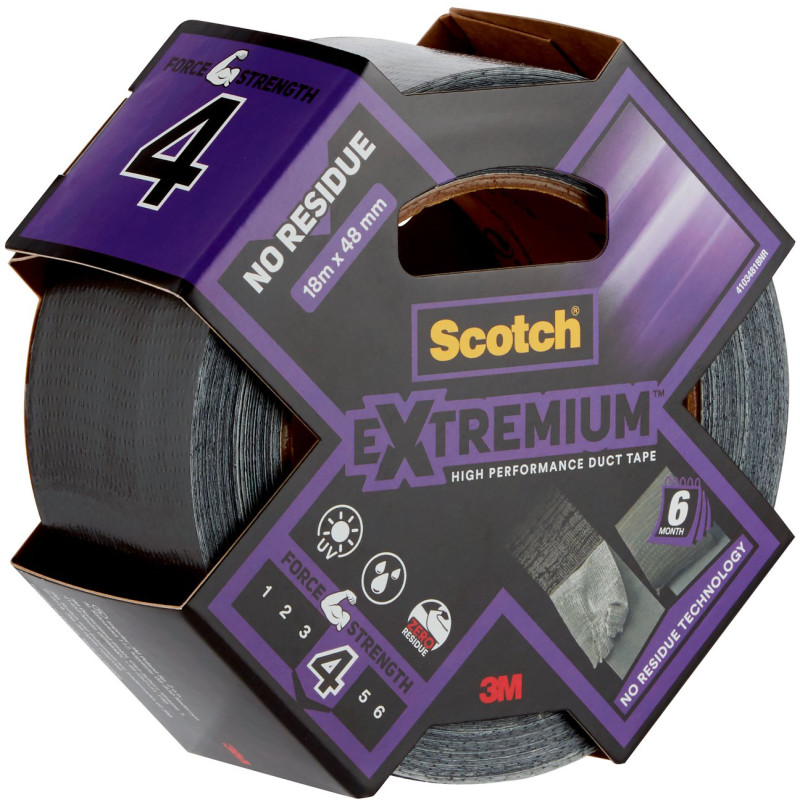 Ilmastointiteippi 18,2 m x 48 mm Scotch Extremium No Residue High Performance 4103