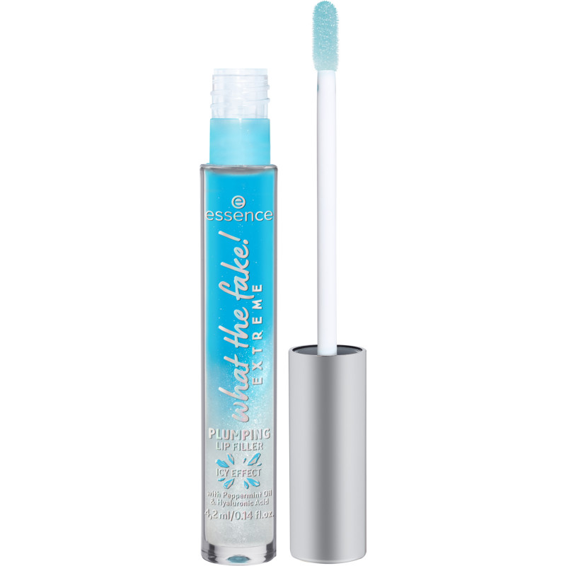 Huulikiilto Essence 4,2 ml What the Fake! Extreme Plumping Lip Filler 02 Ice Ice Baby!