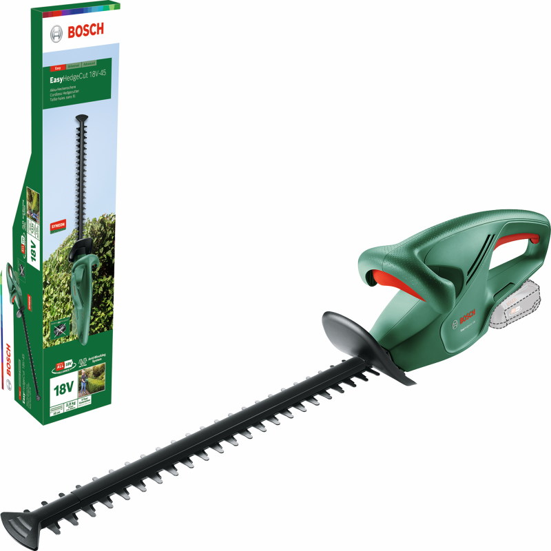 Akkupensasleikkuri Bosch EasyHedgeCut 18-45 Solo