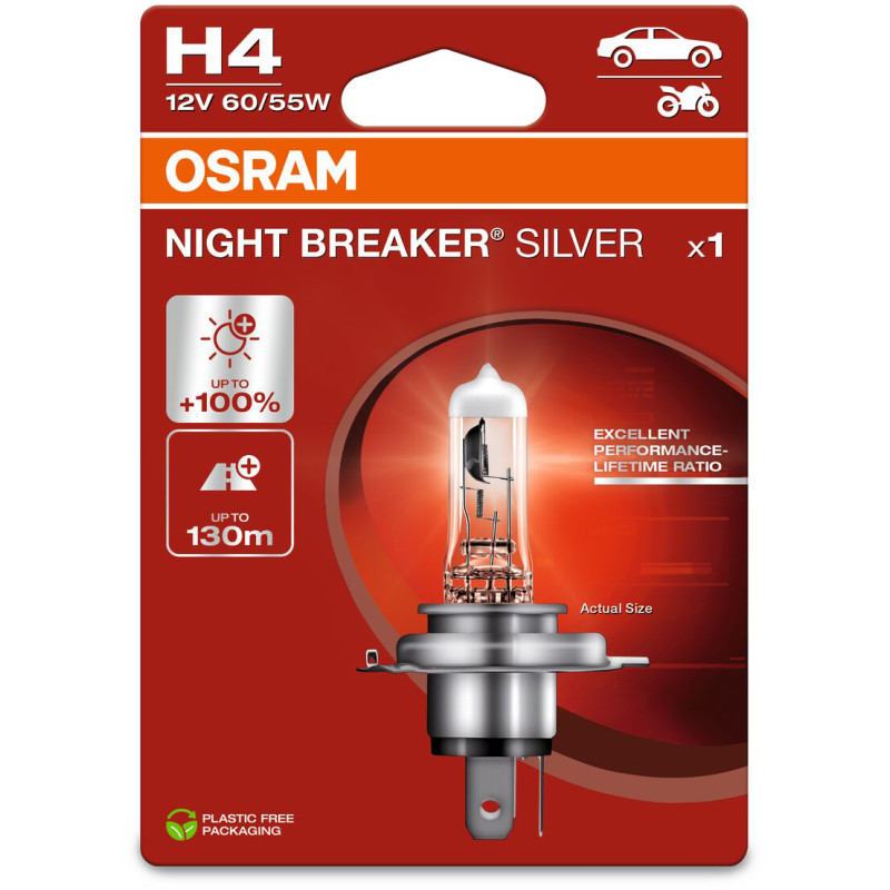 Polttimo Osram Night Breaker Silver H4