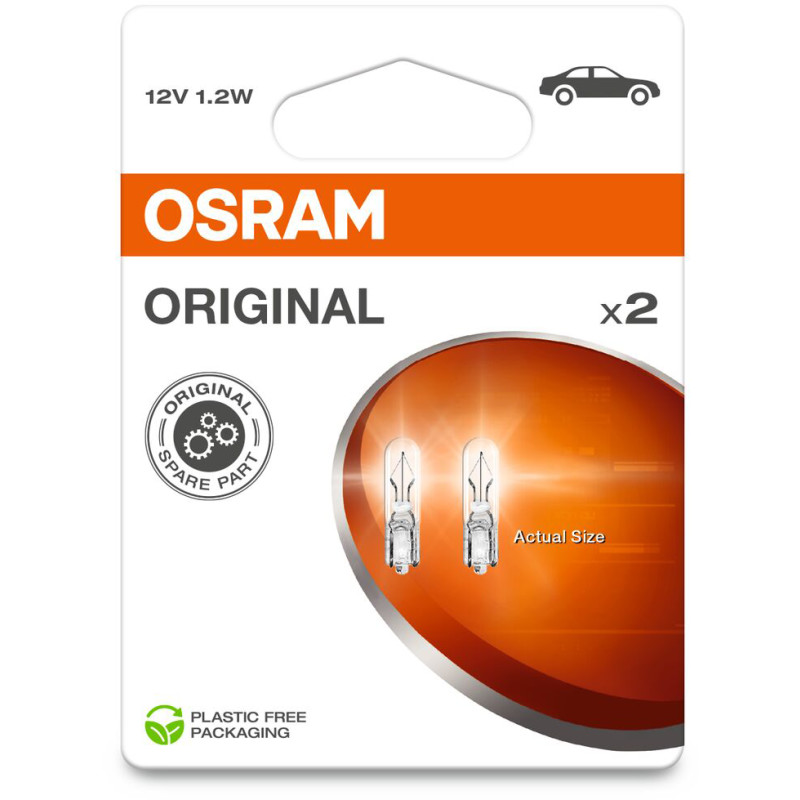 Polttimo Osram 1,2W 2 kpl