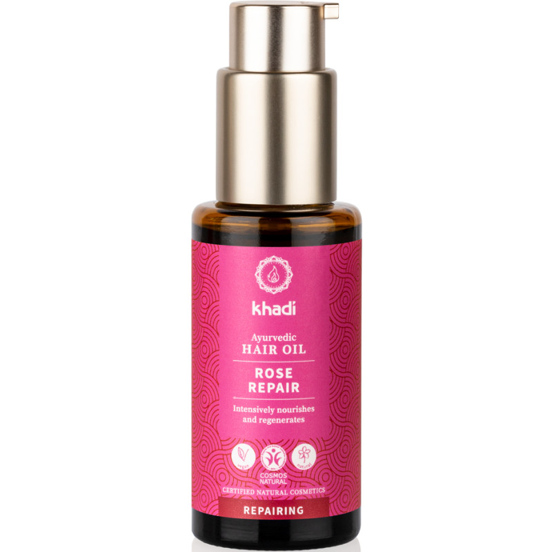 Hiusöljy Khadi 50 ml Rose