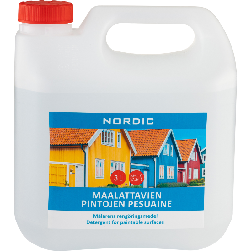 Maalattavien pintojen pesuaine 3 l Nordic