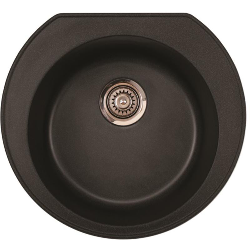 Keittiöallas Aqualine Ø 520 mm X-Granit grafiitinmusta