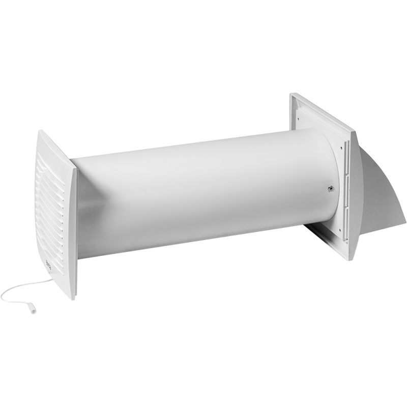 Ilmanvaihtokone Europlast E-EXTRA, Ø100mm johdon ja katkaisimen kanssa