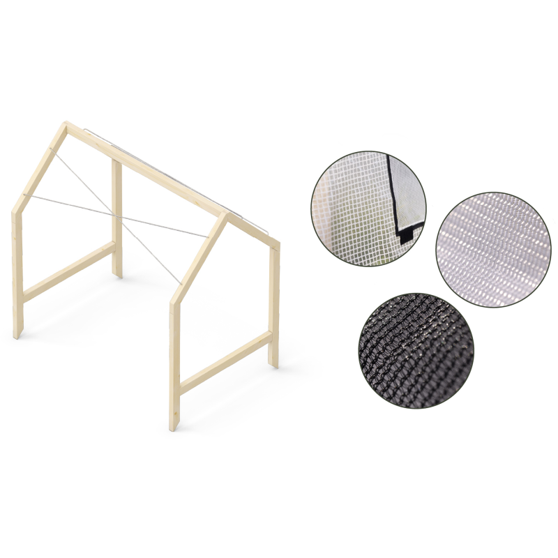 Istutuslaatikon suoja Upyard 3in1, 120 x 80 cm, luonnollinen