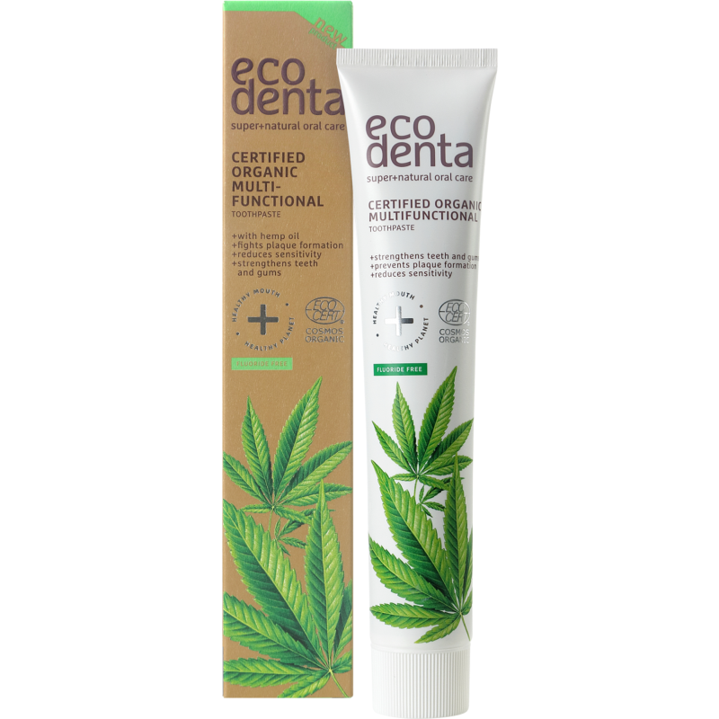 Hamppuhammastahna Ecodenta 75 ml luomu