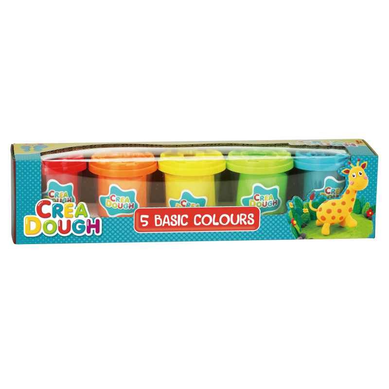 Muovailuvaha Crea Dough 5 purkkia