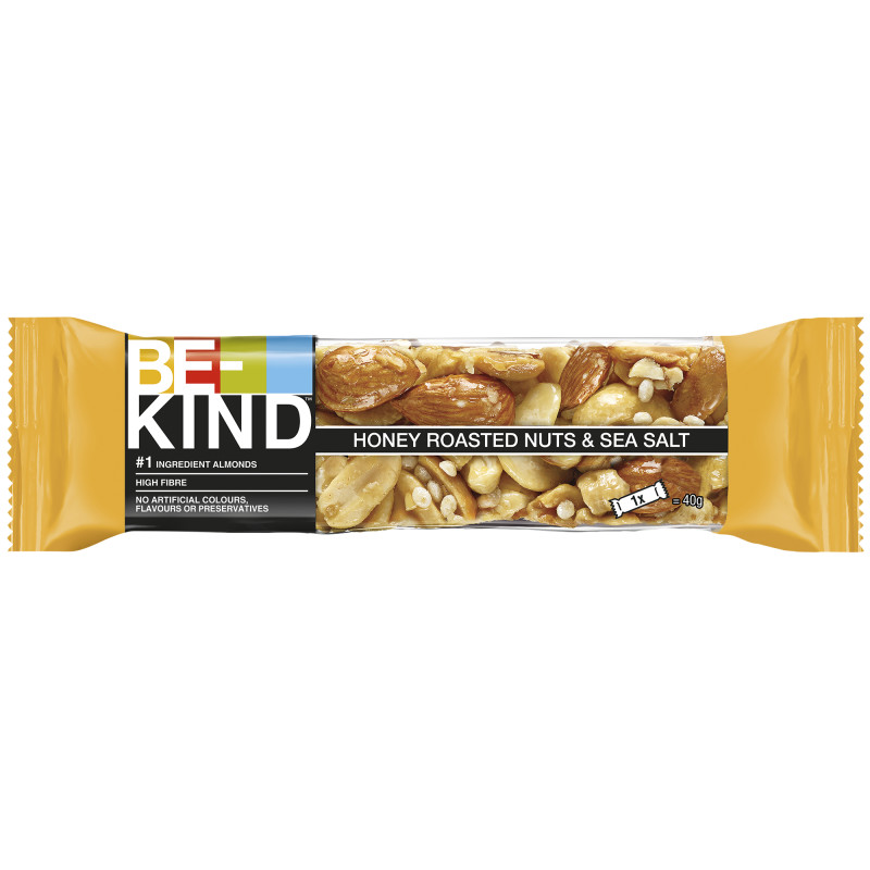 Pähkinäpatukka BE-KIND 40 g Honey Roasted Nuts & Sea Salt