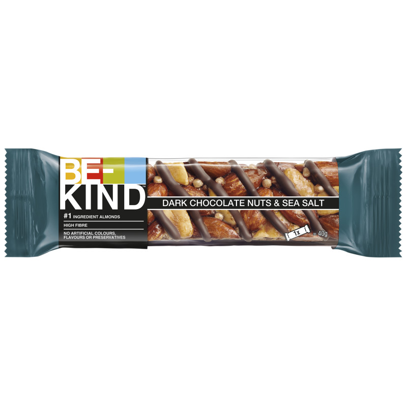 Pähkinäpatukka BE-KIND Dark 40 g Chocolate Nuts & Seasalt