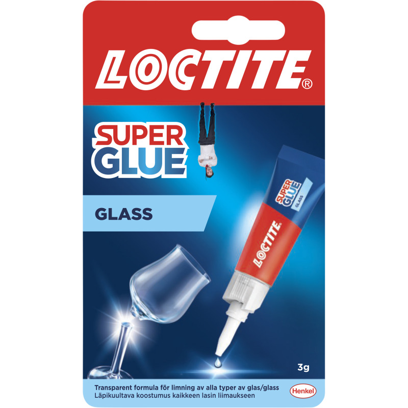 Lasipikaliima Super Glue Glass, 3 g