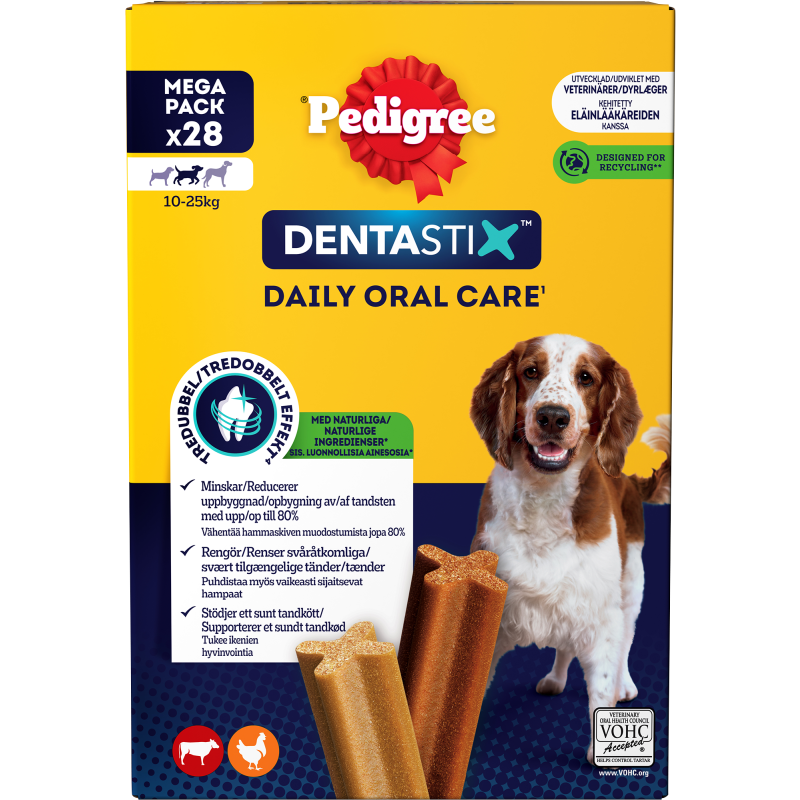 Dentastix Pedigree 4 x 180 g Medium