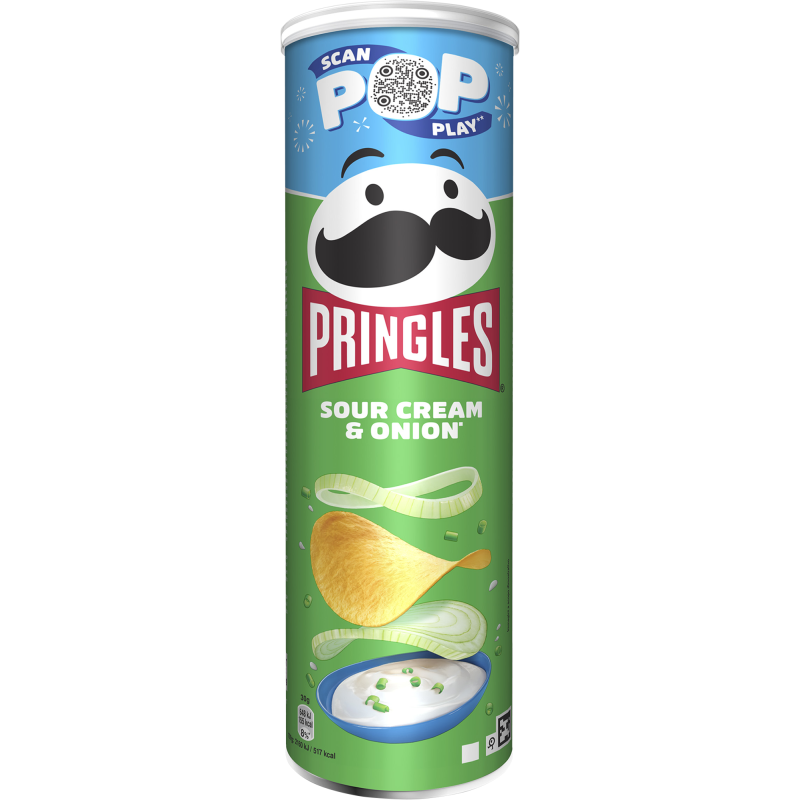 Pringles 185 g Sour Cream & Onion