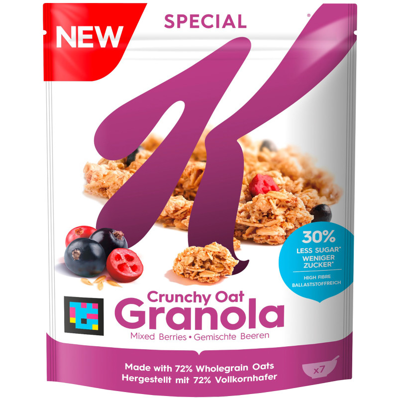Granola Kelloggs 320 g Special K Mixed Berries 