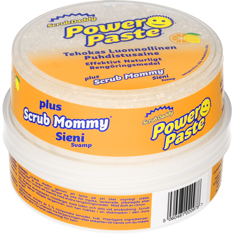 Puhdistusaine Scrub Daddy 250 g Power Paste + Scrub Mommy sieni