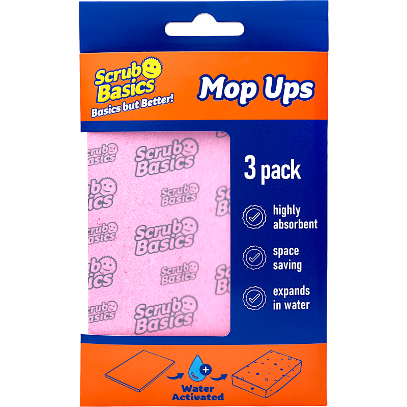 Puhdistussieni Scrub Daddy 3 kpl Basics Mop Ups