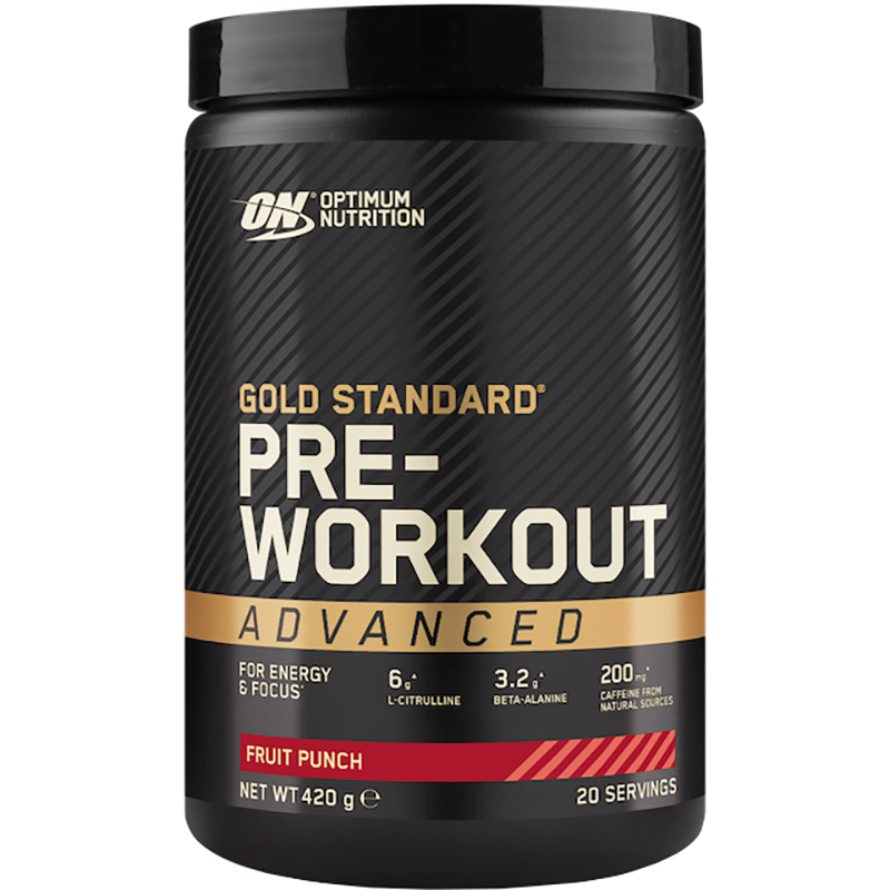 Tehonlisääjä Optimum Nutrition 420 g GS PWO Advanced Fruit Punch