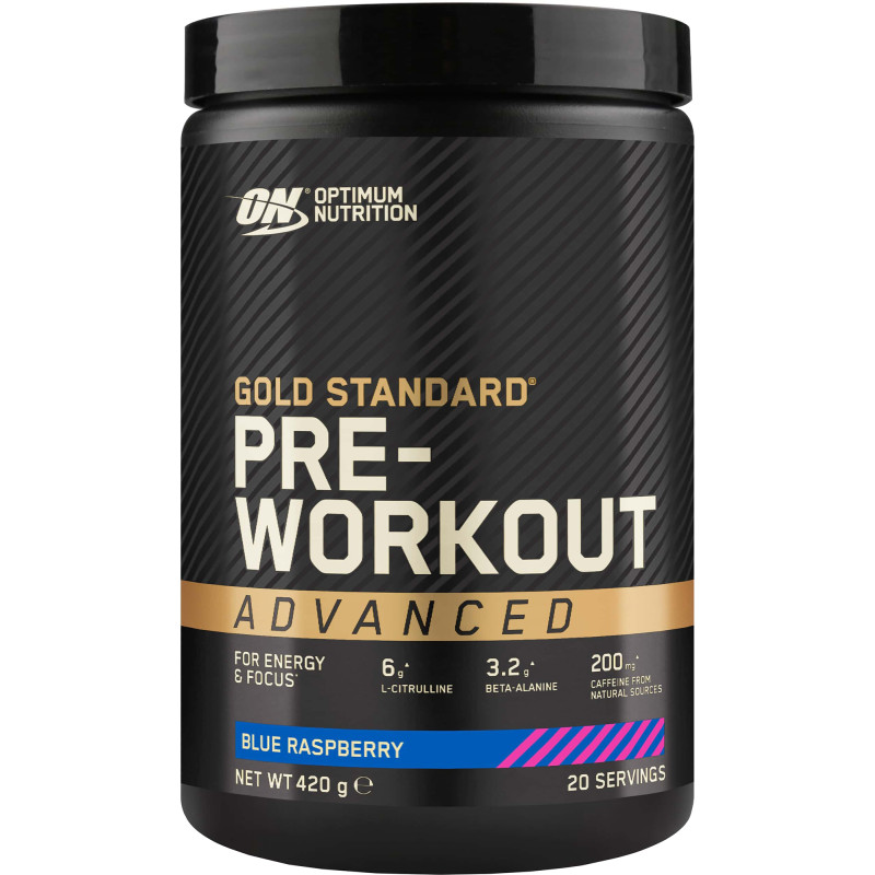 Tehonlisääjä Optimum Nutrition 420 g GS PWO Advanced Blue Raspberry
