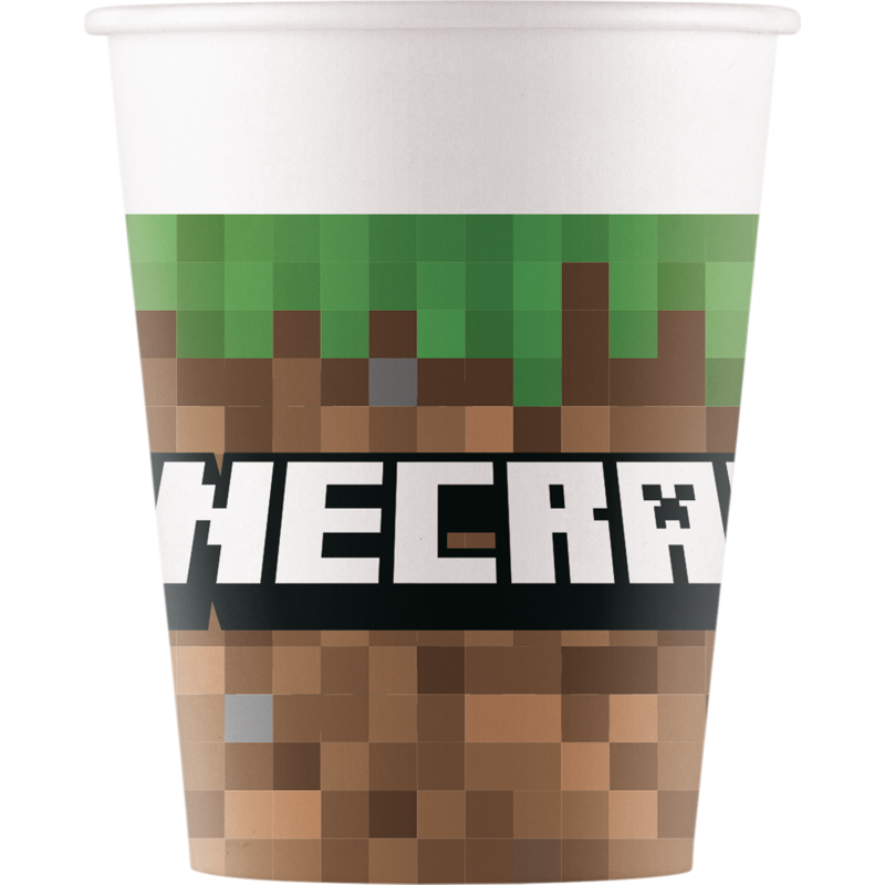 Kartonkimuki Decorata Party 6 kpl Minecraft