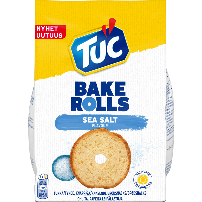 Leipälastut TUC 150 g Bake Rolls Salt