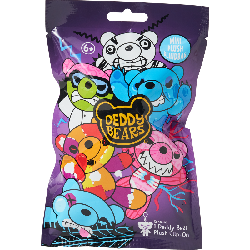 Klipsipehmo Deddy Bears 10 cm S3