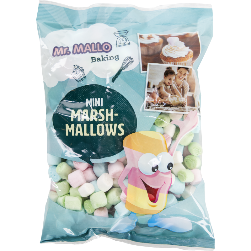 Vaahtokarkki Mr. Mallo 150 g Mini Tubes Mallow