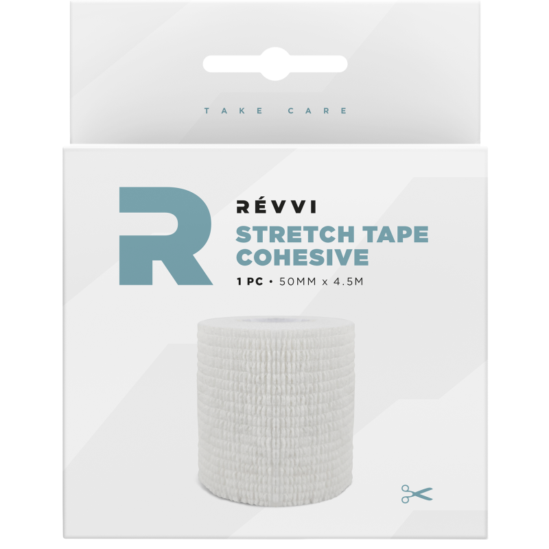 Elastinen ihoteippi Revvi 50 mm x 4,5 m valkoinen