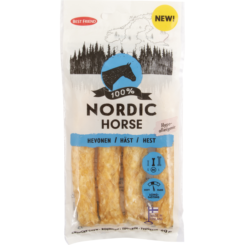 Rouheluu Best Friend 4 kpl 60 g Nordic hevonen Hypoallergenic