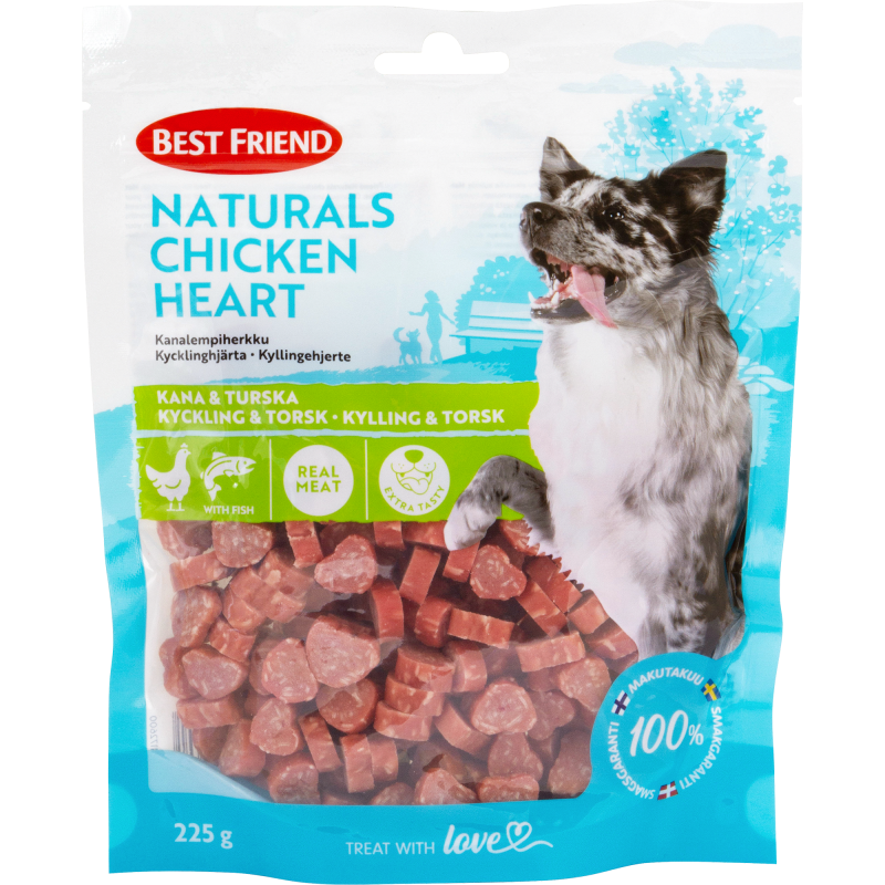 Koiran herkku Best Friend 225 g Naturals kanalempiherkku