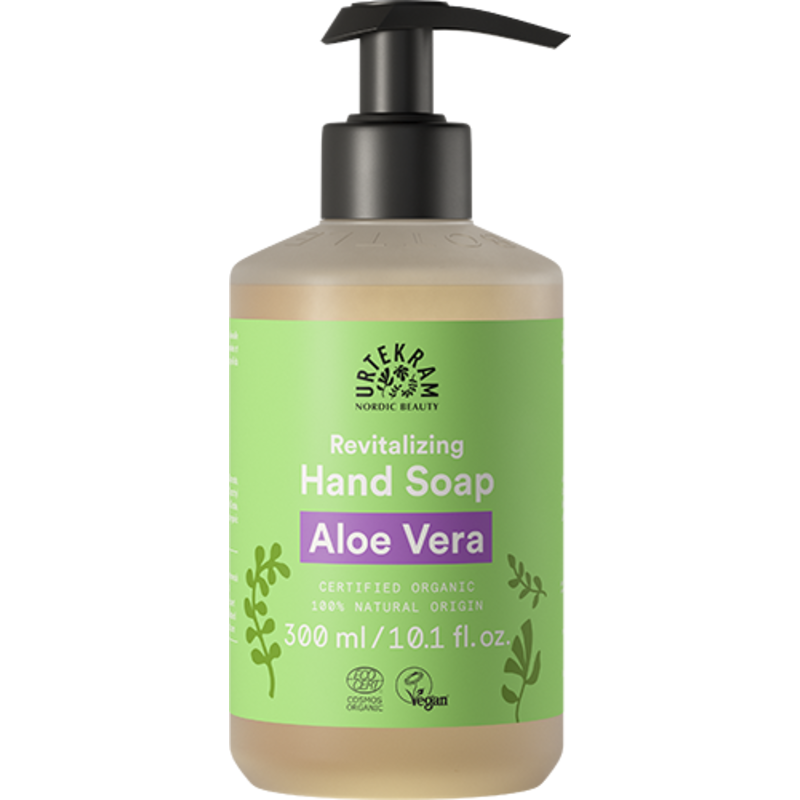 Nestesaippua Urtekram 300 ml Aloe Vera luomu