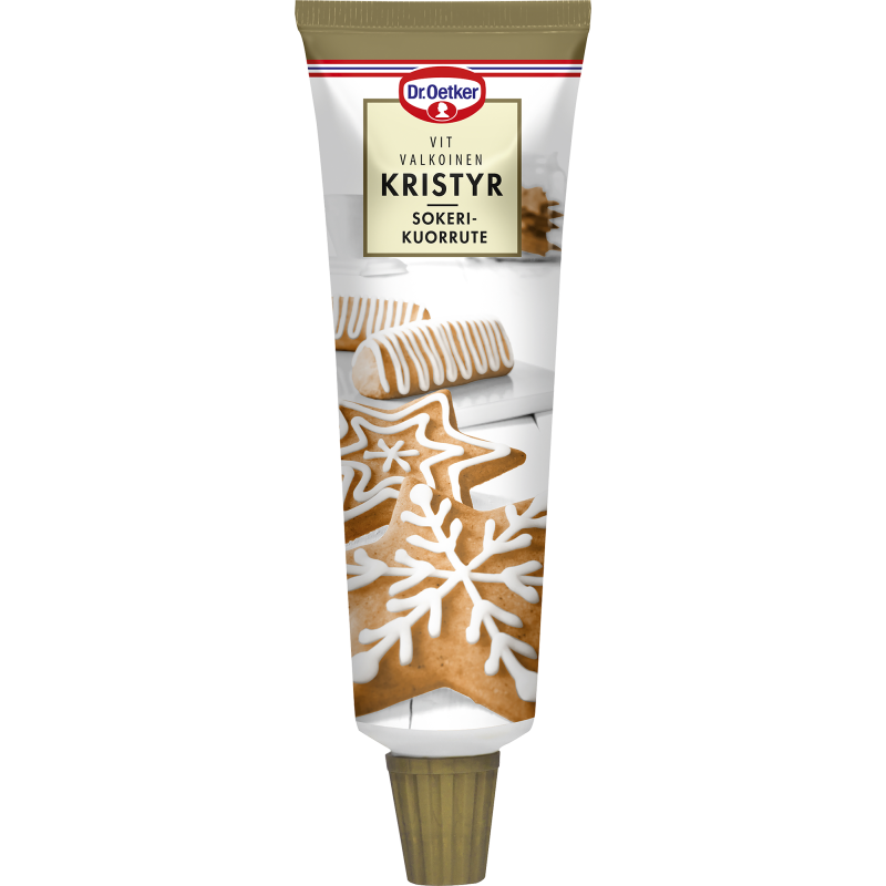 Sokerikuorrute Dr.Oetker 125 g valkoinen