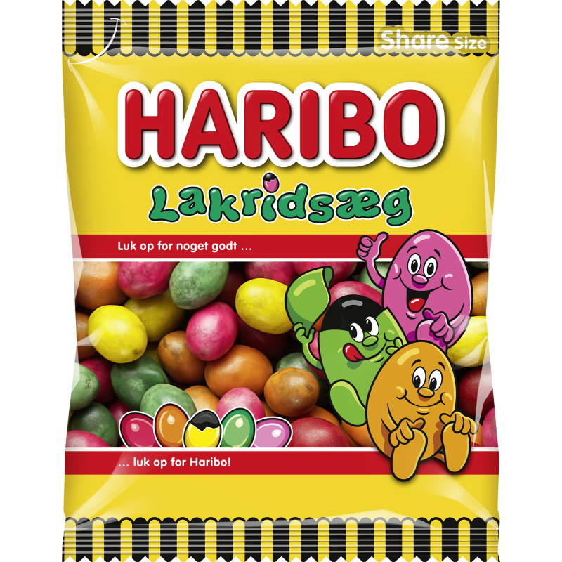 Lakritsimuna Haribo 120 g Lakridsaeg