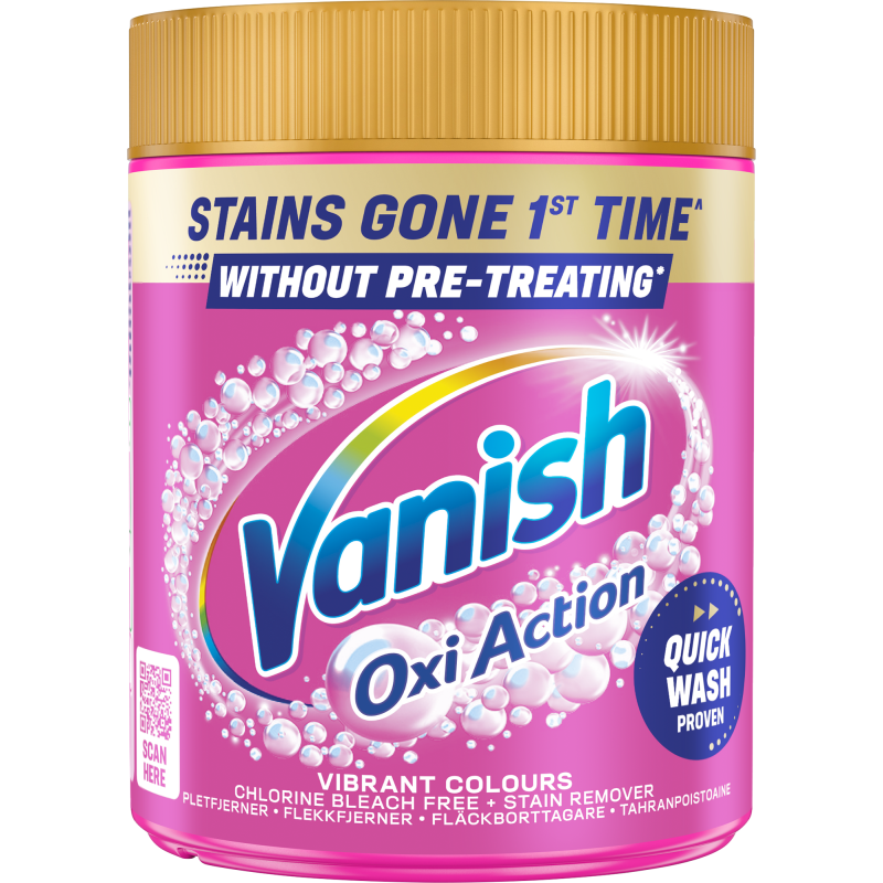Tahranpoistojauhe Vanish 470 g Pink Gold