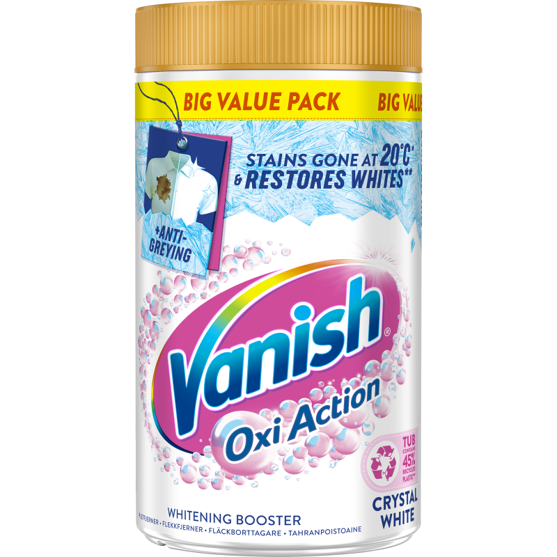Tahranpoistojauhe  Vanish 1400 g White