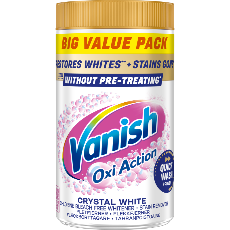Tahranpoistojauhe  Vanish 1400 g White