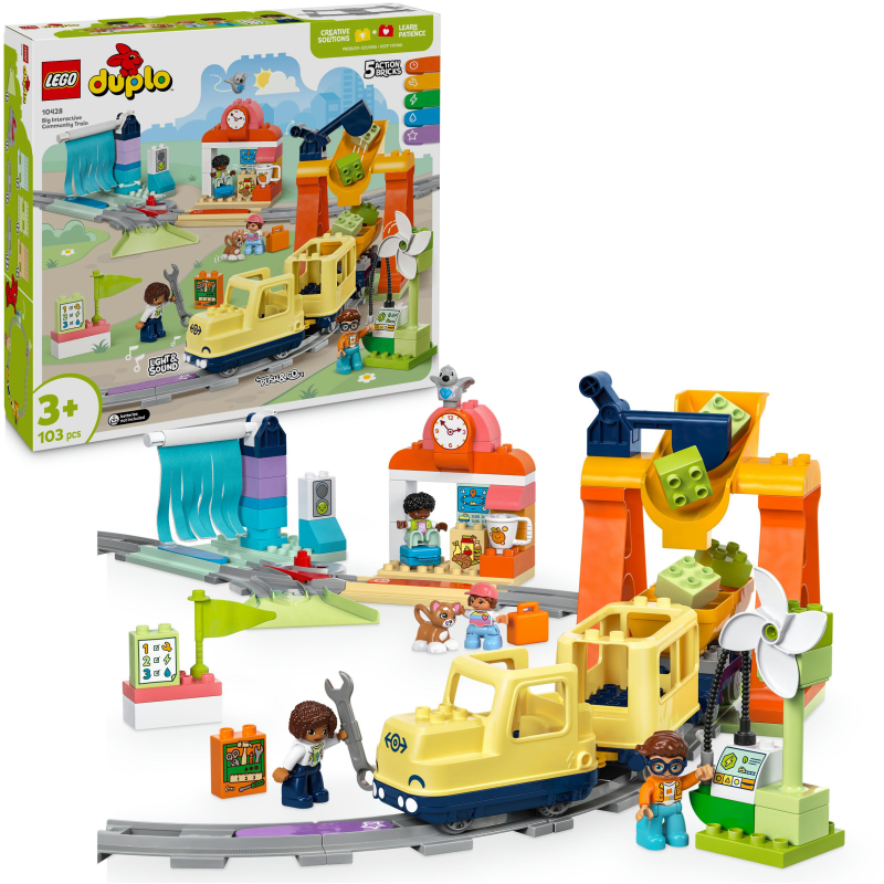LEGO DUPLO Town 10428 Iso interaktiivinen paikallisjuna