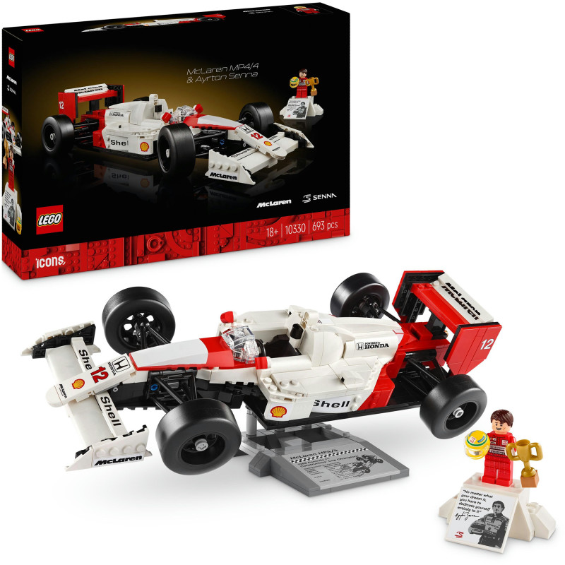 LEGO Icons 10330 McLaren MP4/4 & Ayrton Senna