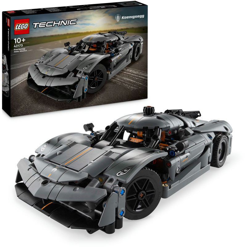LEGO Technic 42173 Harmaa hyperauto Koenigsegg Jesko Absolut