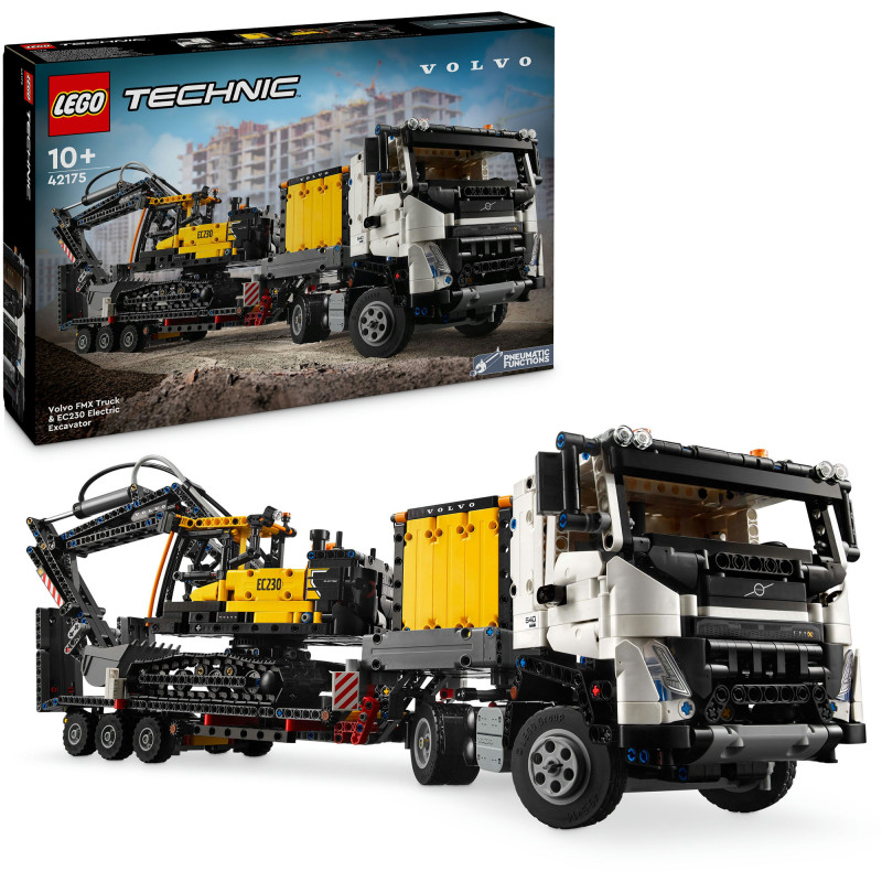 LEGO Technic 42175 Volvo FMX ‑kuorma-auto ja EC230 Electric ‑kaivukone