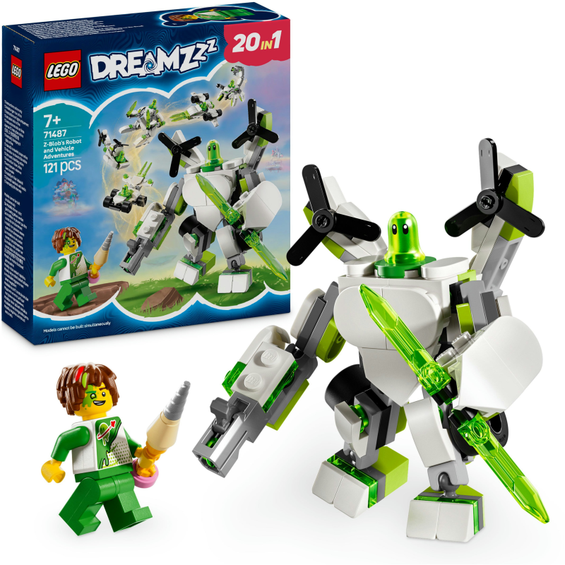LEGO DREAMZzz 71487 Z-Blobin robotti‑ ja ajoneuvoseikkailut