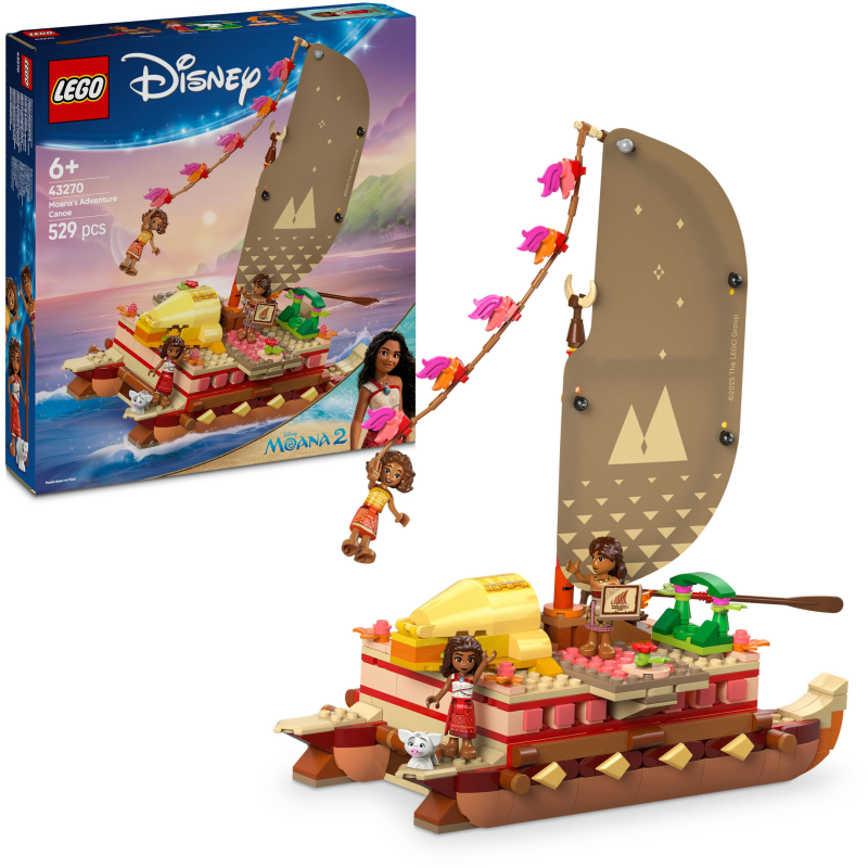 LEGO Disney Princess 43270 Vaianan seikkailukanootti