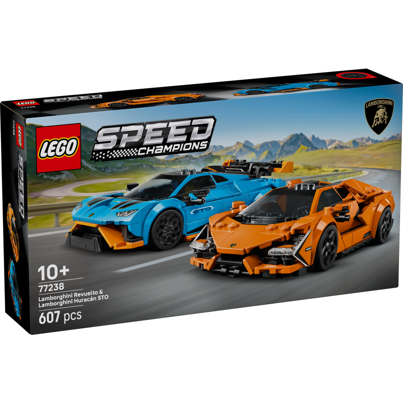 LEGO Speed Champions 77238 Lamborghini Revuelto ja Huracán STO