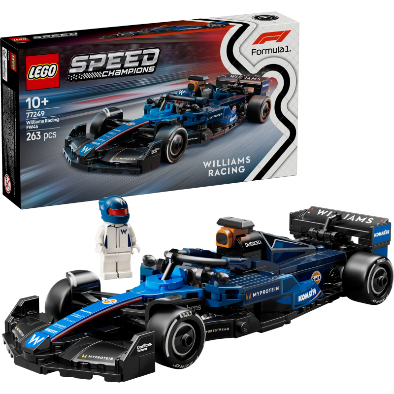 LEGO Speed Champions 77249 Williams Racing FW46 F1® kilpa-auto