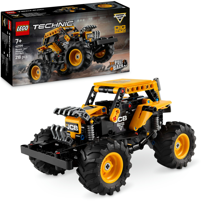 LEGO Technic 42199 Monster Jam™ DIGatron™ ‑vetomoottoriauto