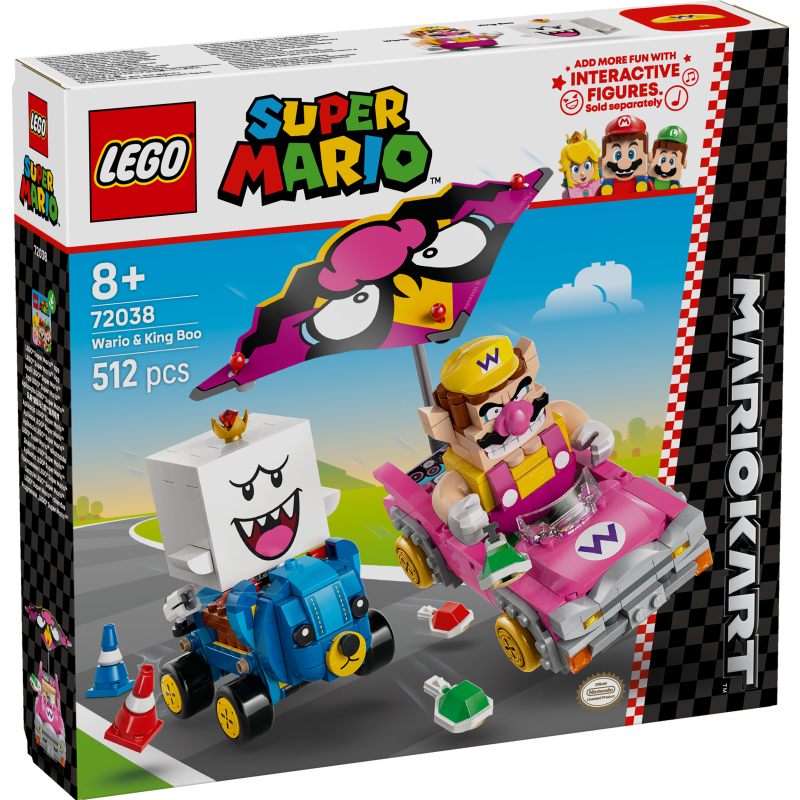 LEGO Super Mario 72038 Mario Kart™ – Wario ja King Boo