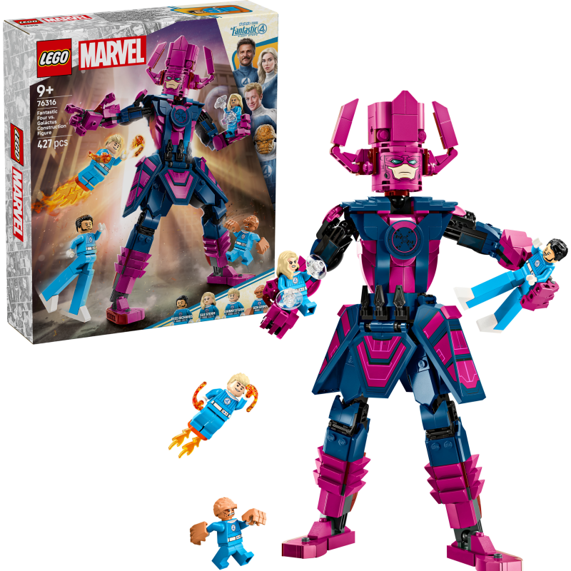 LEGO Super Heroes Marvel 76316 Ihmeneloset vastaan Galactus-rakennushahmo