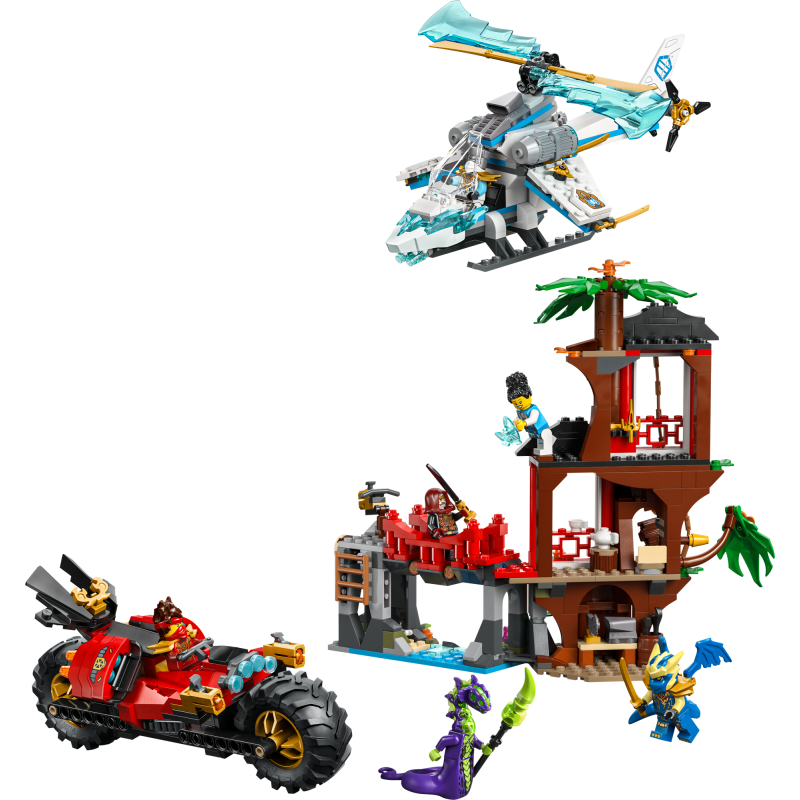 LEGO Ninjago 71857 Ninjamenopelit ja puumajataistelu