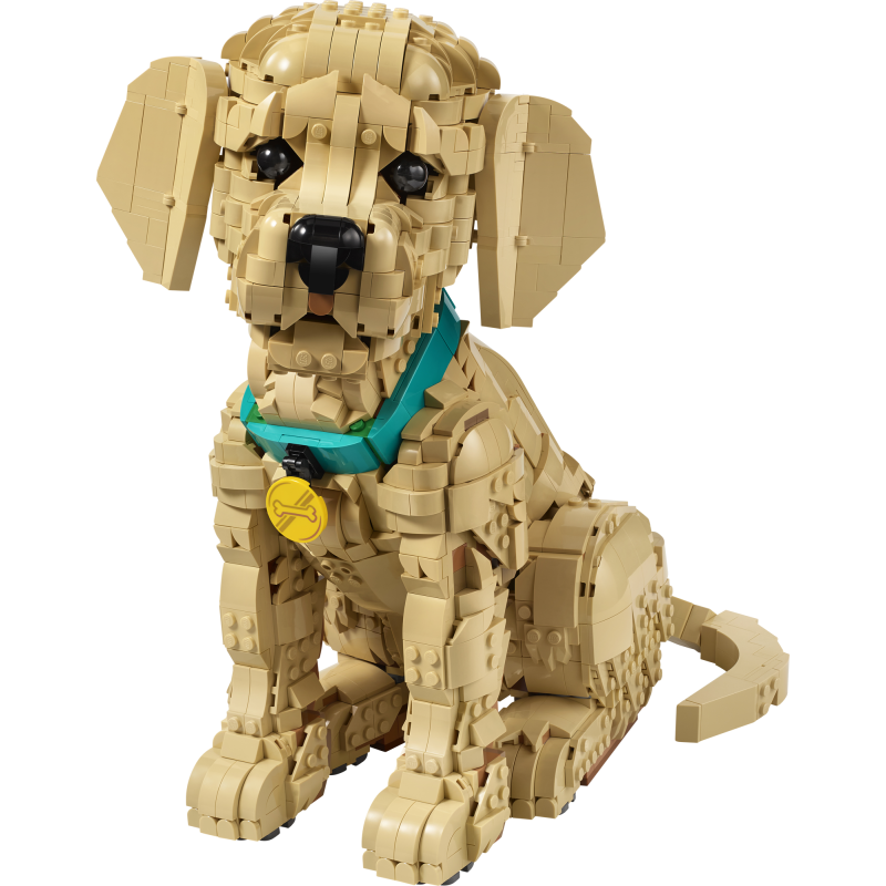 LEGO Icons 11384 Kultaisen noutajan pentu
