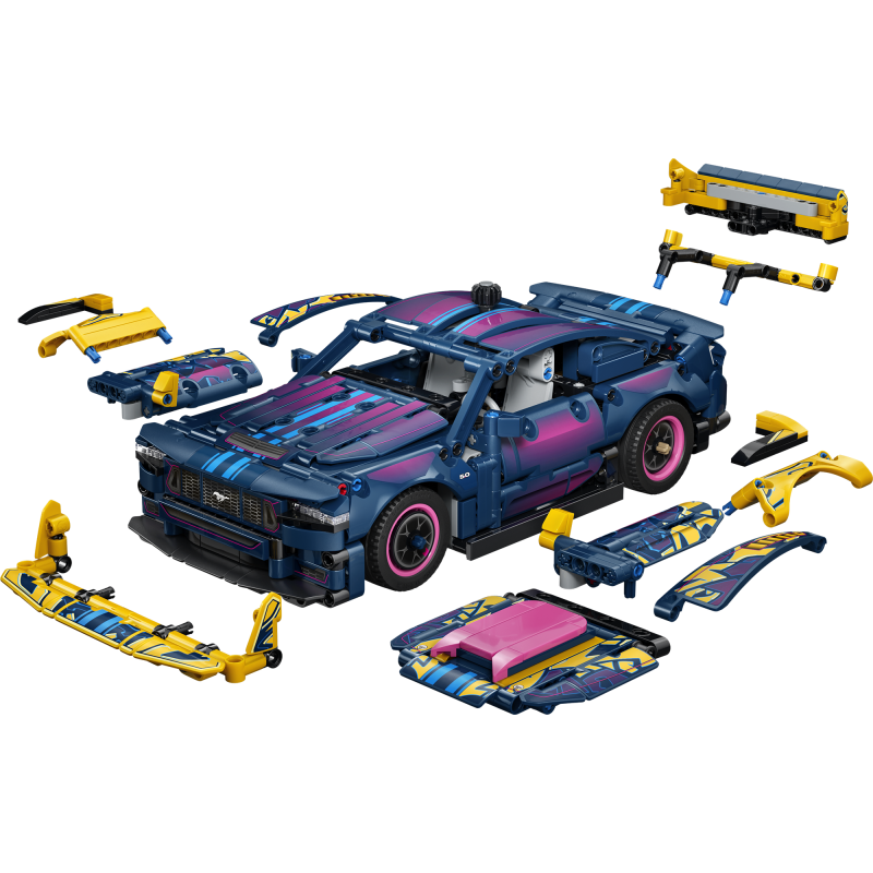 LEGO Technic 42236 Tuunaustallin Ford Mustang GT ‑auto