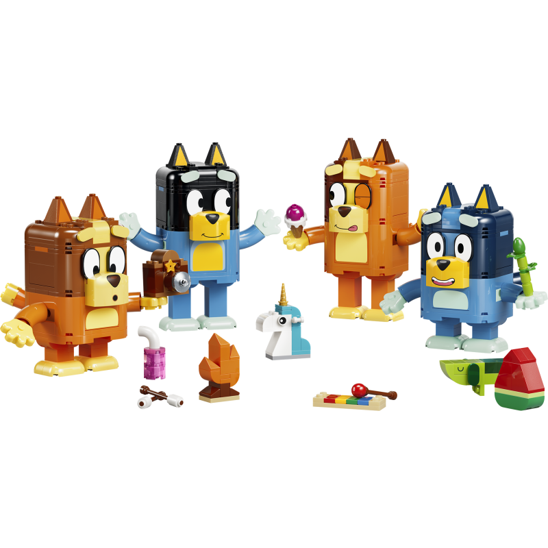 LEGO Bluey 11217 Palikoista rakennettava Tuurin perhe